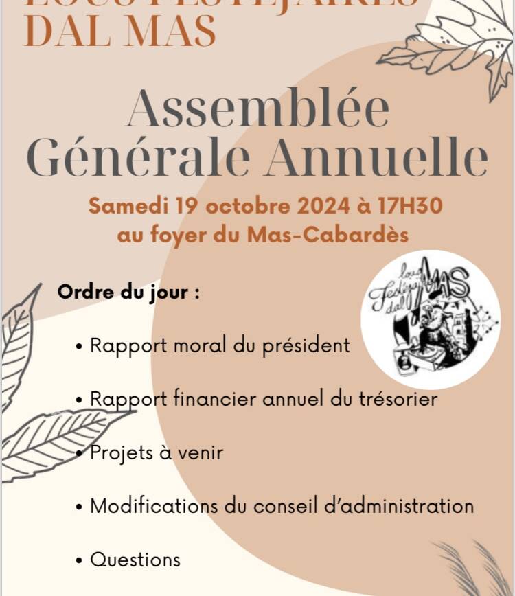 AG ANNUELLE LOUS FESTEJAIRE DAL MAS